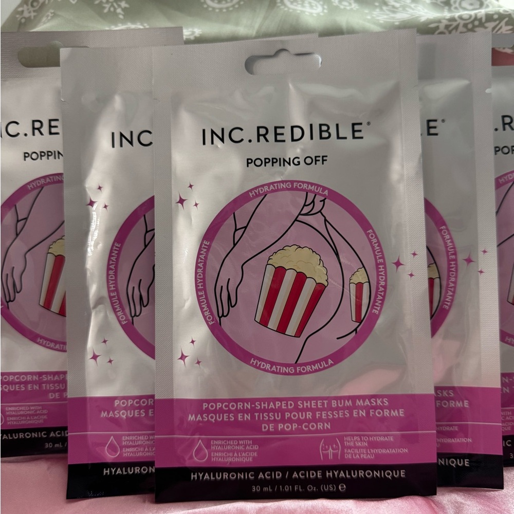 Hydrating Popcorn Sheet Bum Mask - Pink